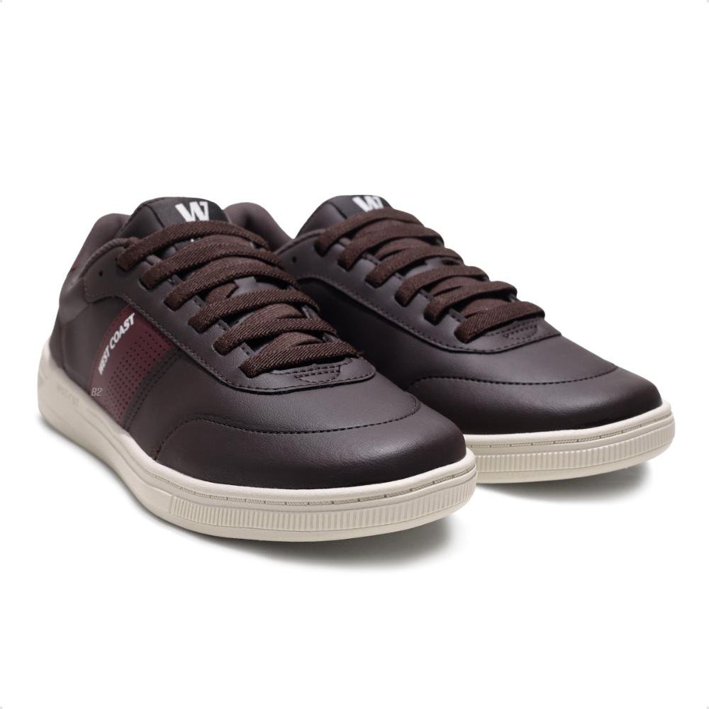 Tênis West Coast Original Masculino Marrom/Vinho 3