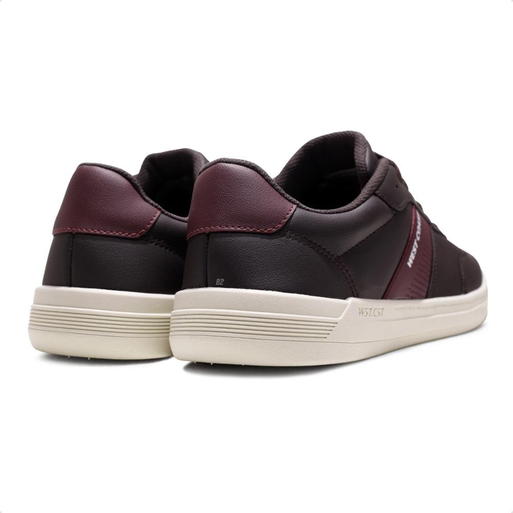 Tênis West Coast Original Masculino Marrom/Vinho 5