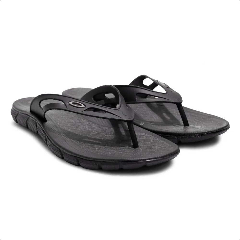 Chinelo Oakley Operative Heritage Masculino Preto 4