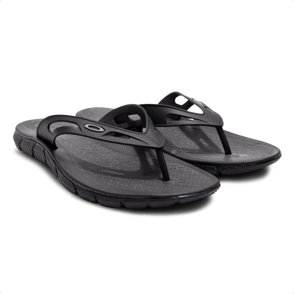 Chinelo Oakley Operative Heritage Masculino Preto 4