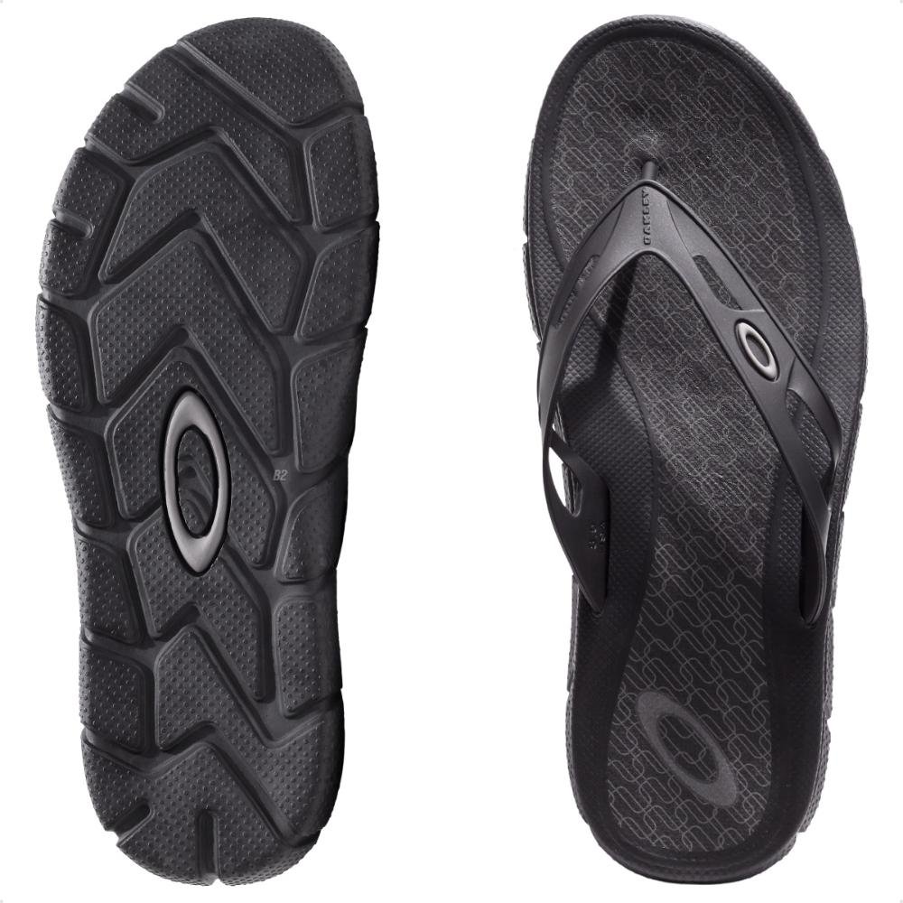 Chinelo Oakley Operative Heritage Masculino Preto 6