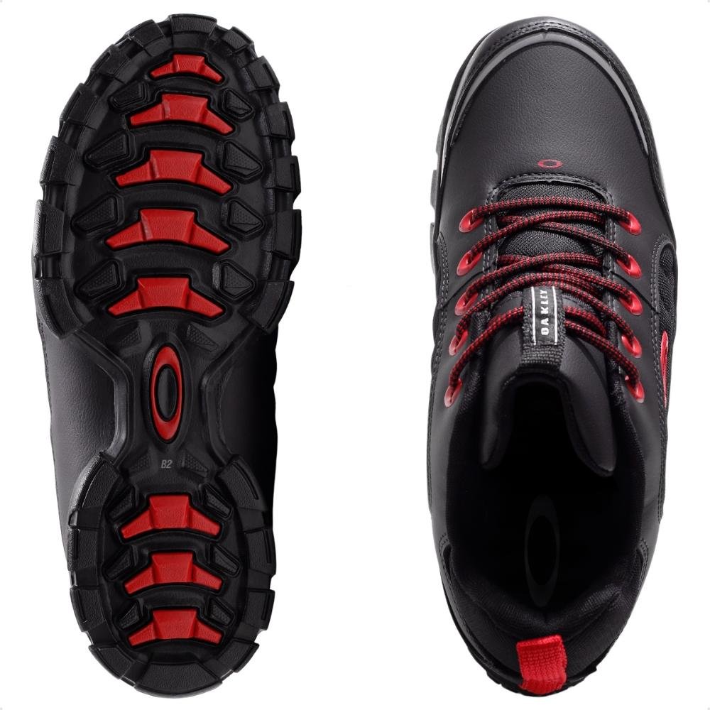 Tênis Oakley Halftrack III Low Masculino Preto/Vermelho 6