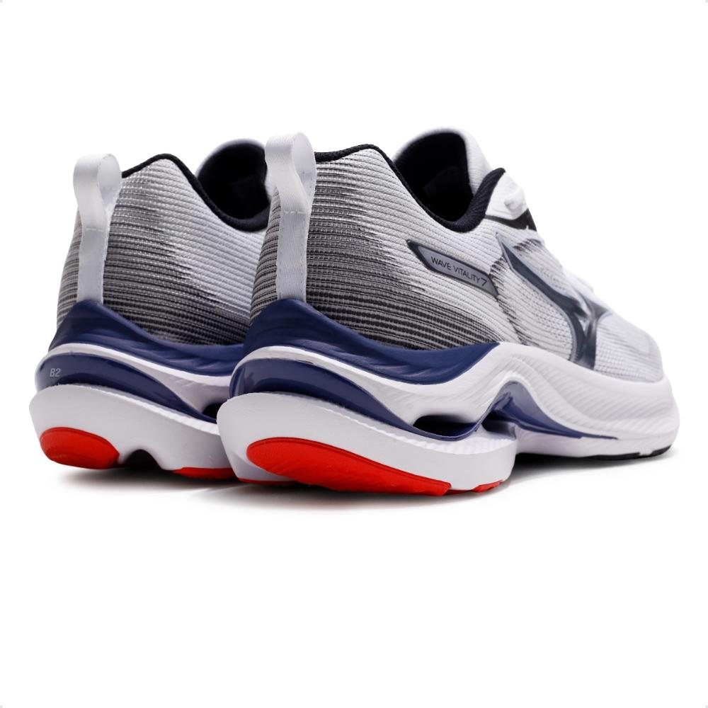 Tênis Mizuno Wave Vitality 7 Masculino Branco/Preto 5