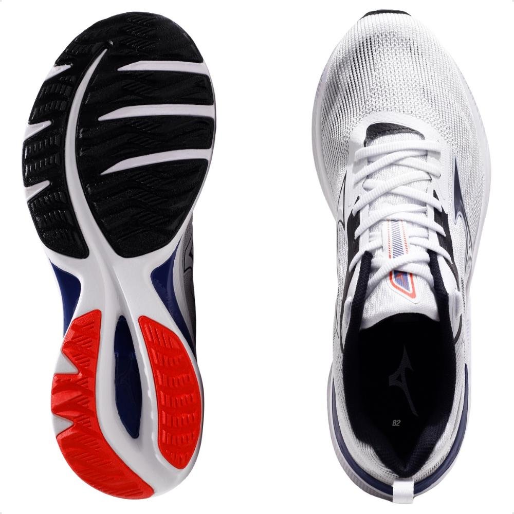 Tênis Mizuno Wave Vitality 7 Masculino Branco/Preto 6