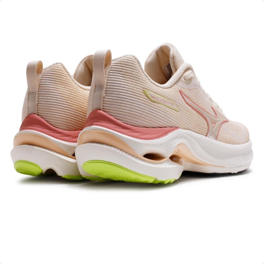 Tênis Mizuno Wave Vitality 7 Feminino Bege 5