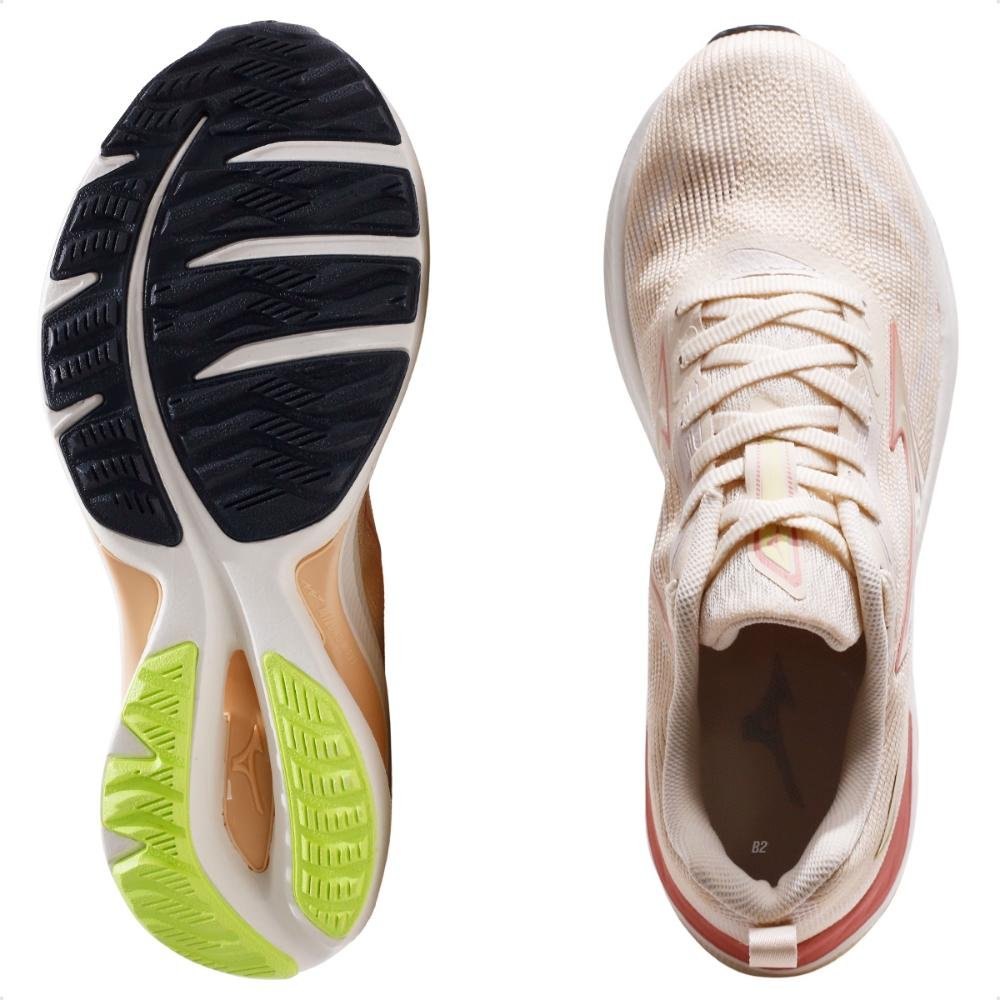 Tênis Mizuno Wave Vitality 7 Feminino Bege 6