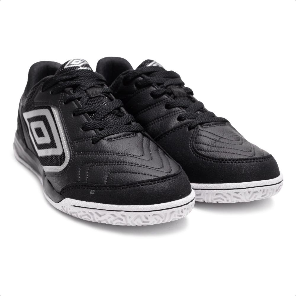 Chuteira Futsal Umbro Pro Challenge Uptake Masculina Preto/Branco 3