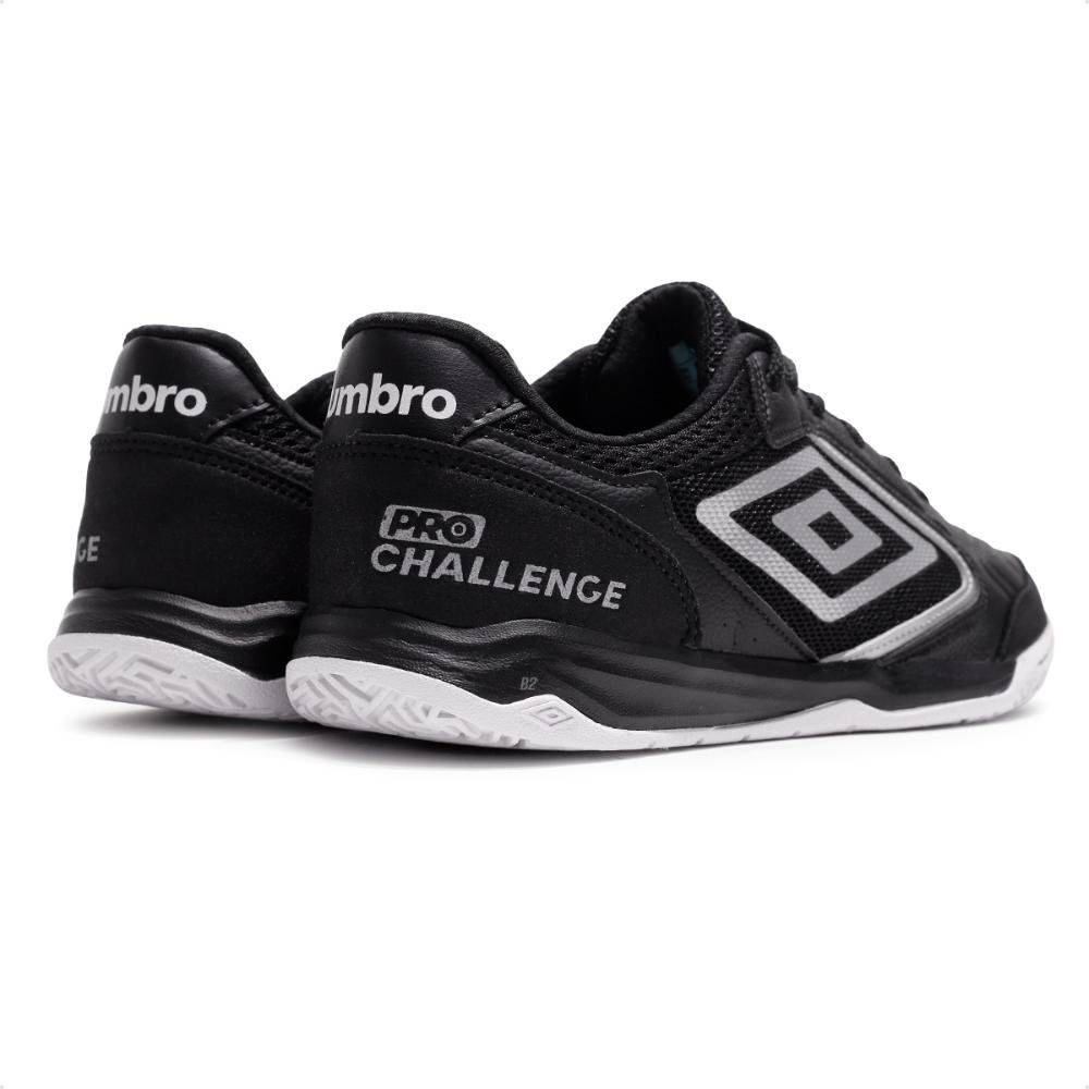 Chuteira Futsal Umbro Pro Challenge Uptake Masculina Preto/Branco 5