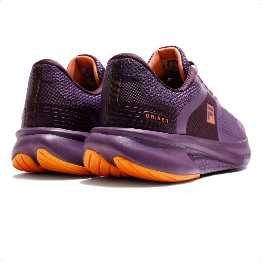 Tênis Fila Driver Masculino Roxo/Laranja 5