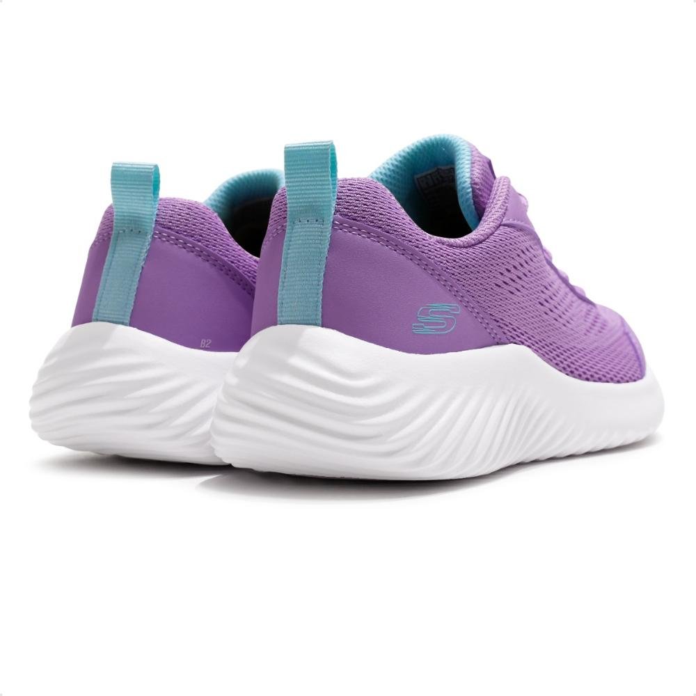 Tênis Skechers Bounder Ez Breeze Juvenil Lilás 5