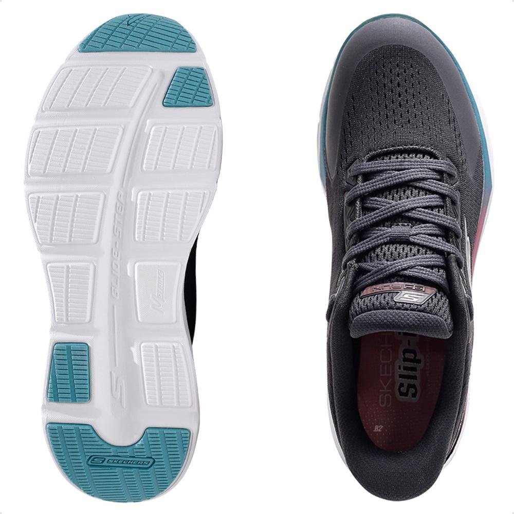 Tênis Skechers Glide Step Vortex Feminino Preto 6