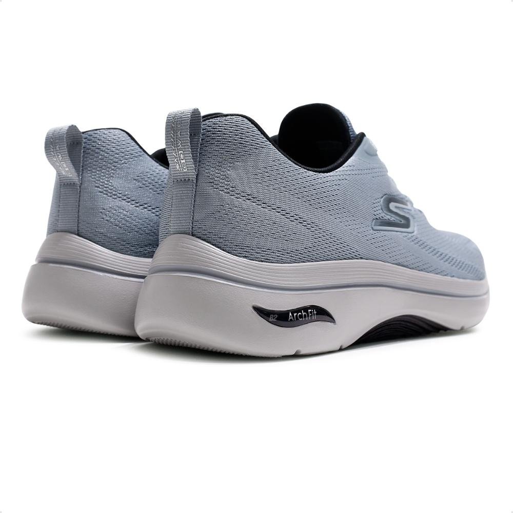 Tênis Skechers Go Walk Arch Fit 2.0 - Levy 2 Masculino Cinza 5