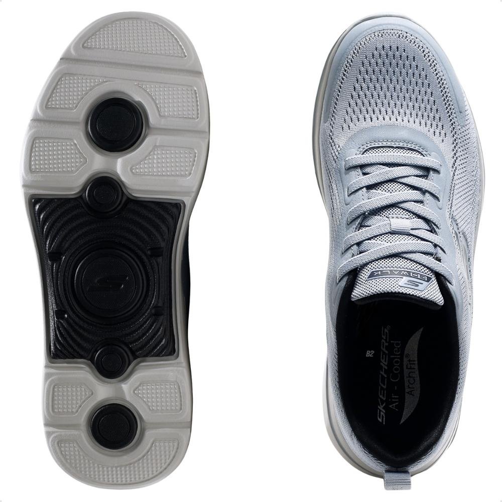 Tênis Skechers Go Walk Arch Fit 2.0 - Levy 2 Masculino Cinza 6