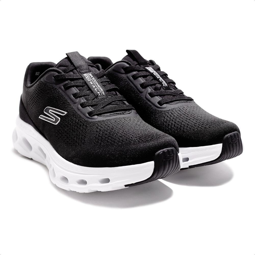 Tênis Skechers Go Walk Glid Step 2.0 - Vic Masculino Preto/Branco 3