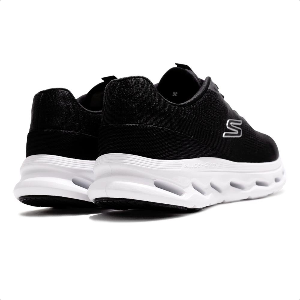 Tênis Skechers Go Walk Glid Step 2.0 - Vic Masculino Preto/Branco 5