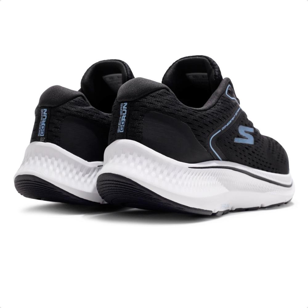 Tênis Skechers Go Run Consistente 2 Feminino Preto/Azul 5