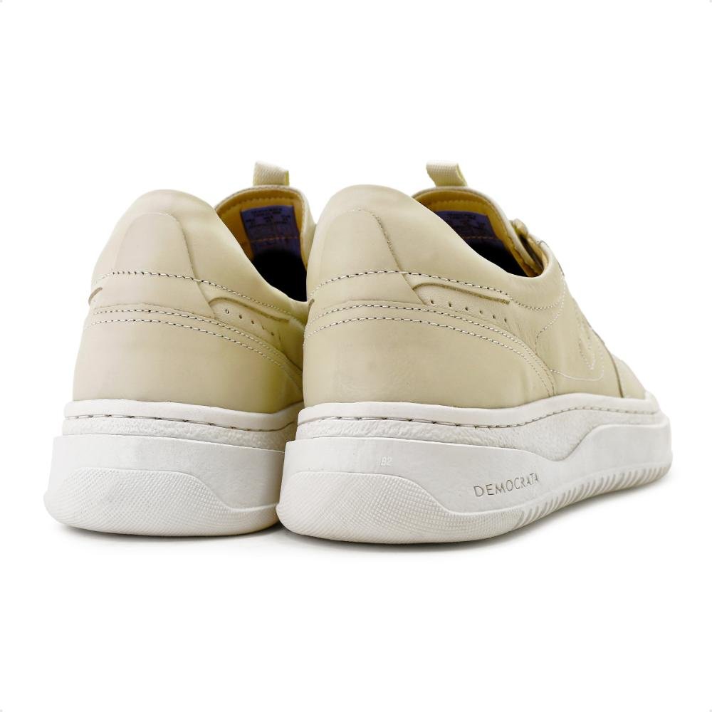 Tênis Democrata Casual Block Masculino Creme 3