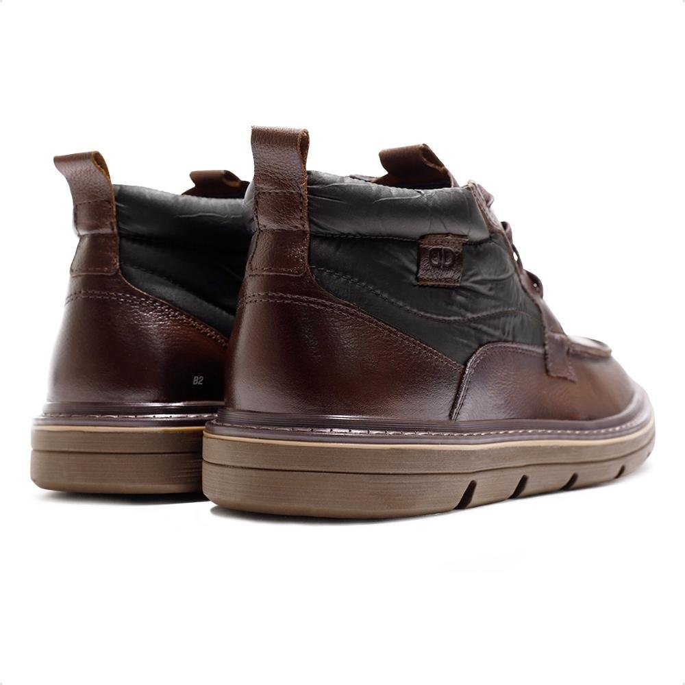 Bota Democrata Jeff Masculina Marrom/Preto 5
