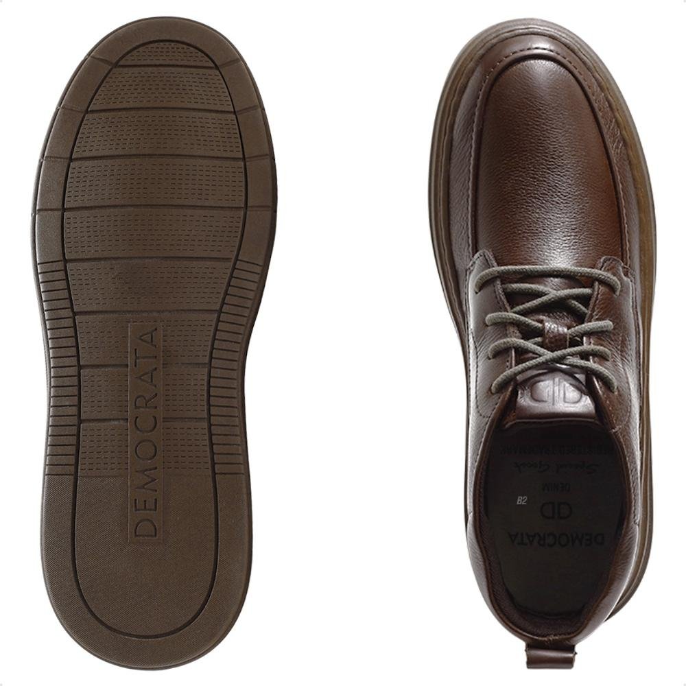 Bota de Couro Democrata Masculina Marrom 6