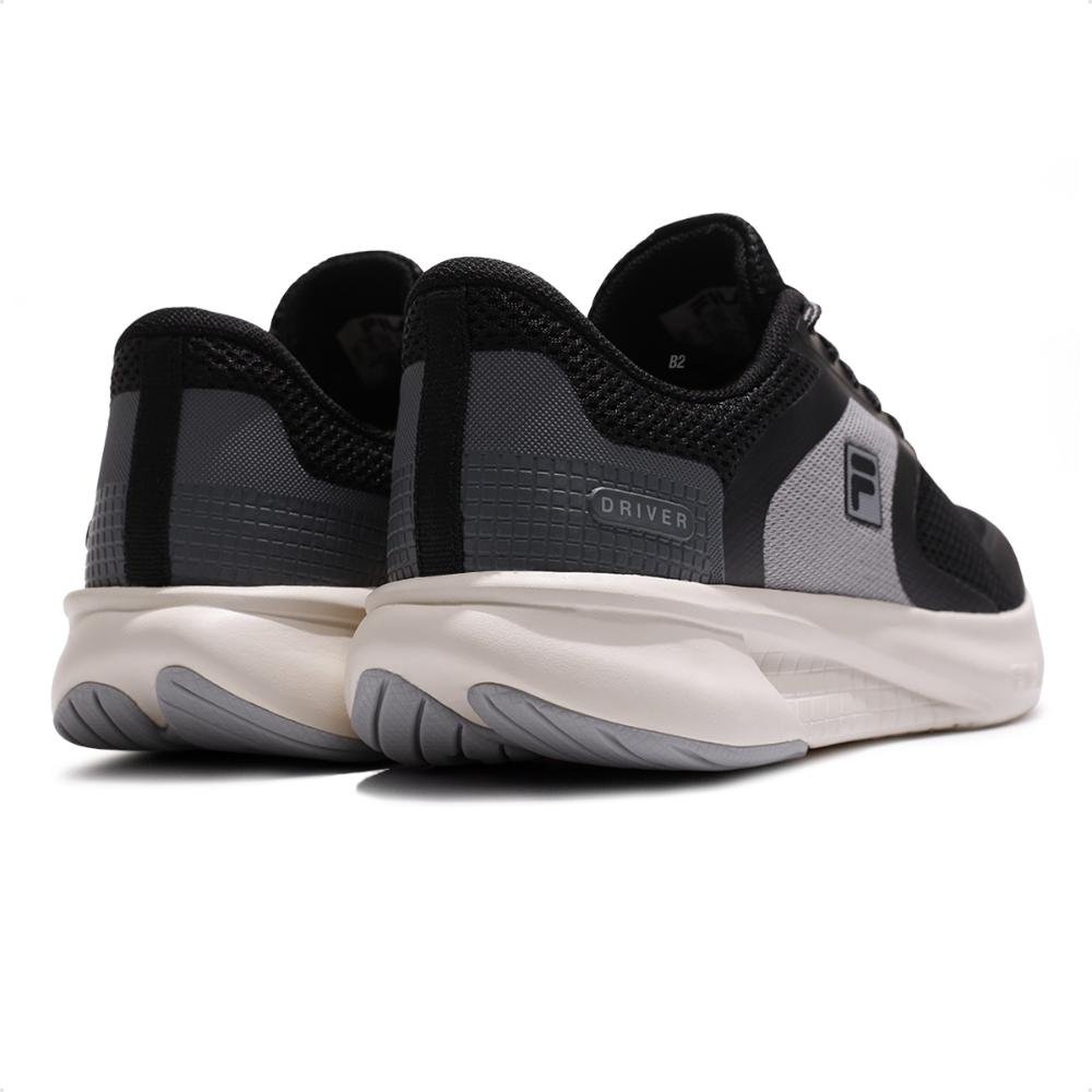 Tênis Fila Driver Feminino Preto/Cinza 5