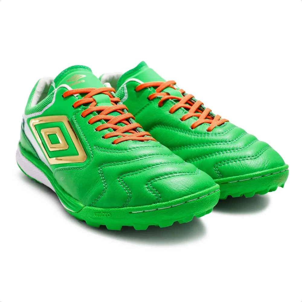 Chuteira Society Umbro Adamant Master Class Pro Bump Stp Masculina Verde 3