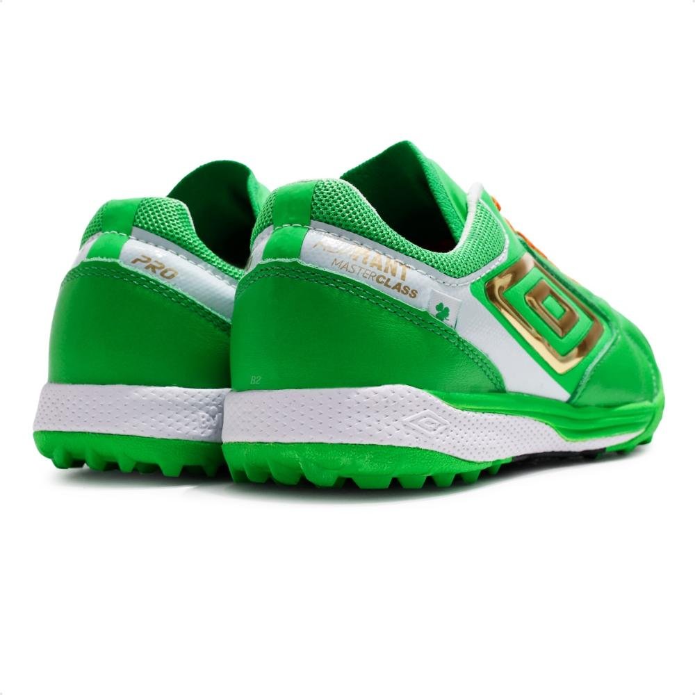 Chuteira Society Umbro Adamant Master Class Pro Bump Stp Masculina Verde 5