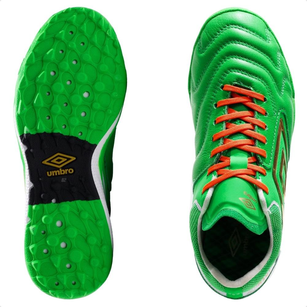 Chuteira Society Umbro Adamant Master Class Pro Bump Stp Masculina Verde 6
