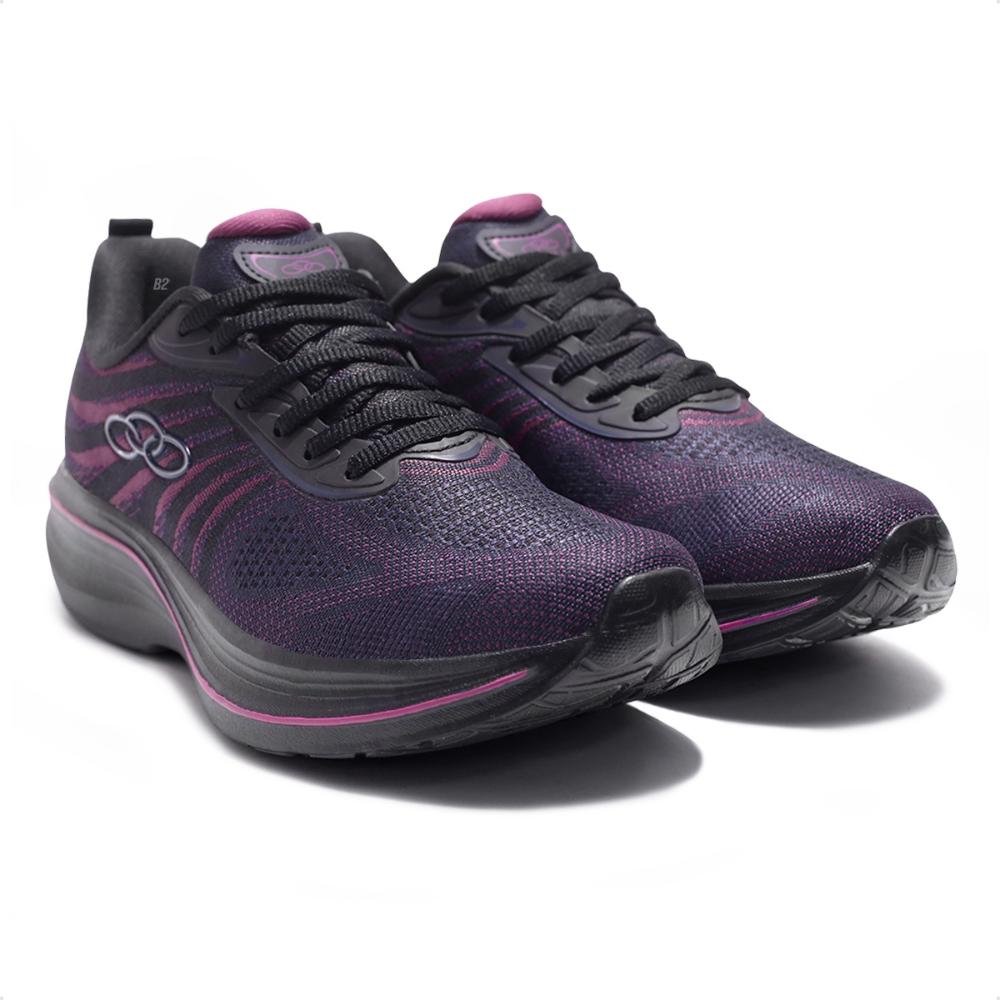 Tênis Olympikus Bruma Feminino Preto/Rosa 3