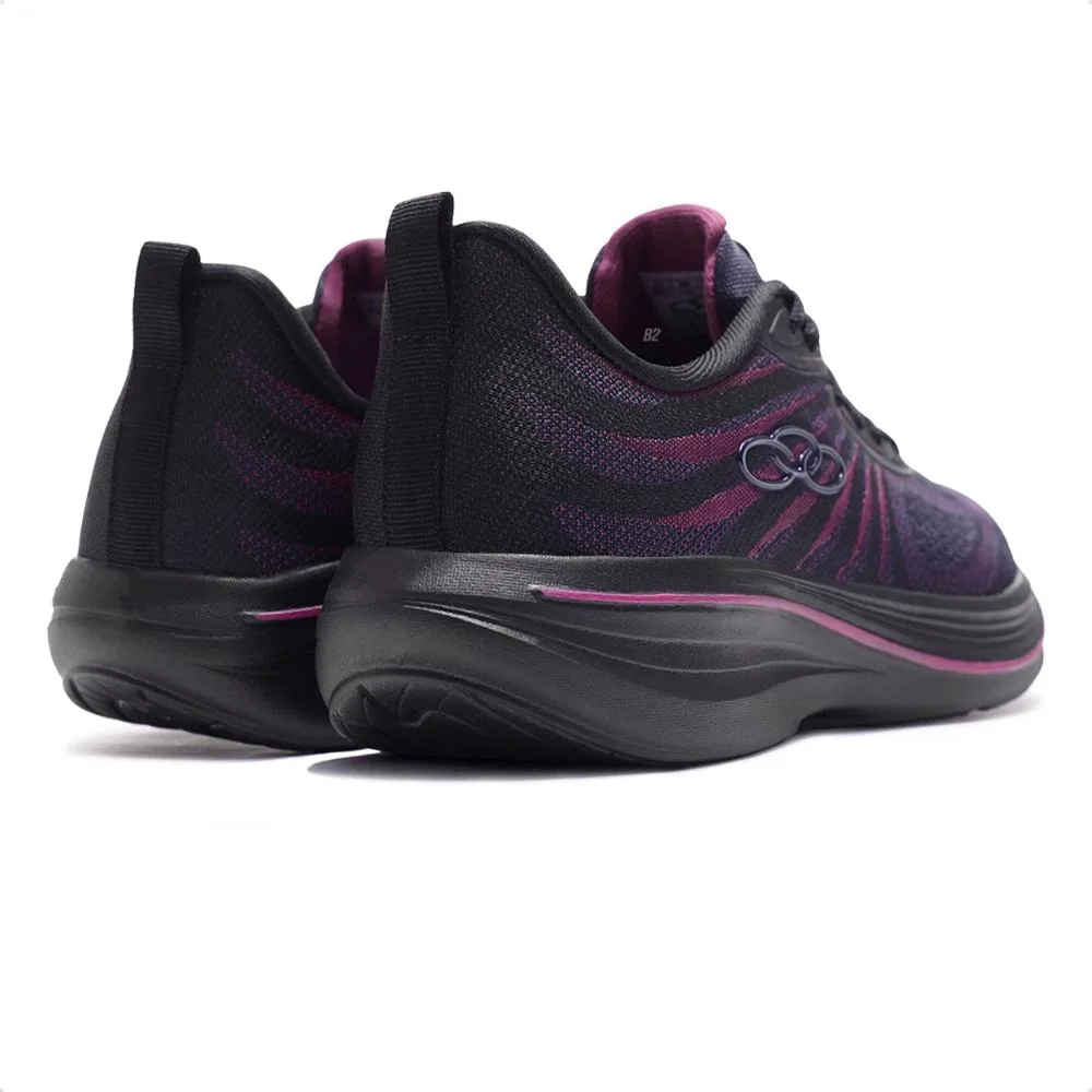 Tênis Olympikus Bruma Feminino Preto/Rosa 5