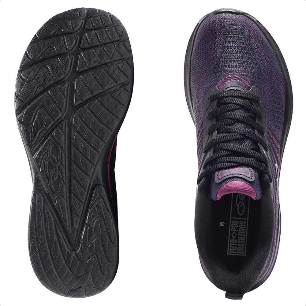 Tênis Olympikus Bruma Feminino Preto/Rosa 6