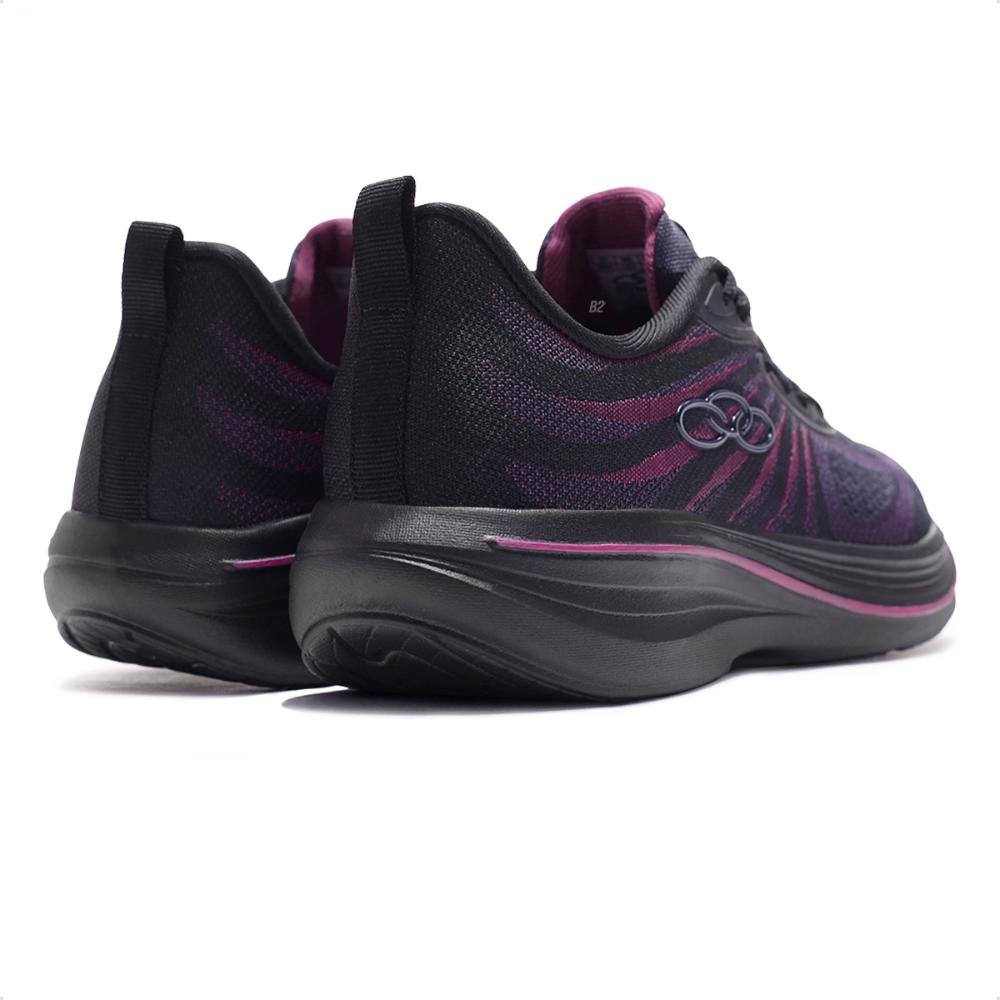 Tênis Olympikus Bruma Feminino Preto/Rosa 5