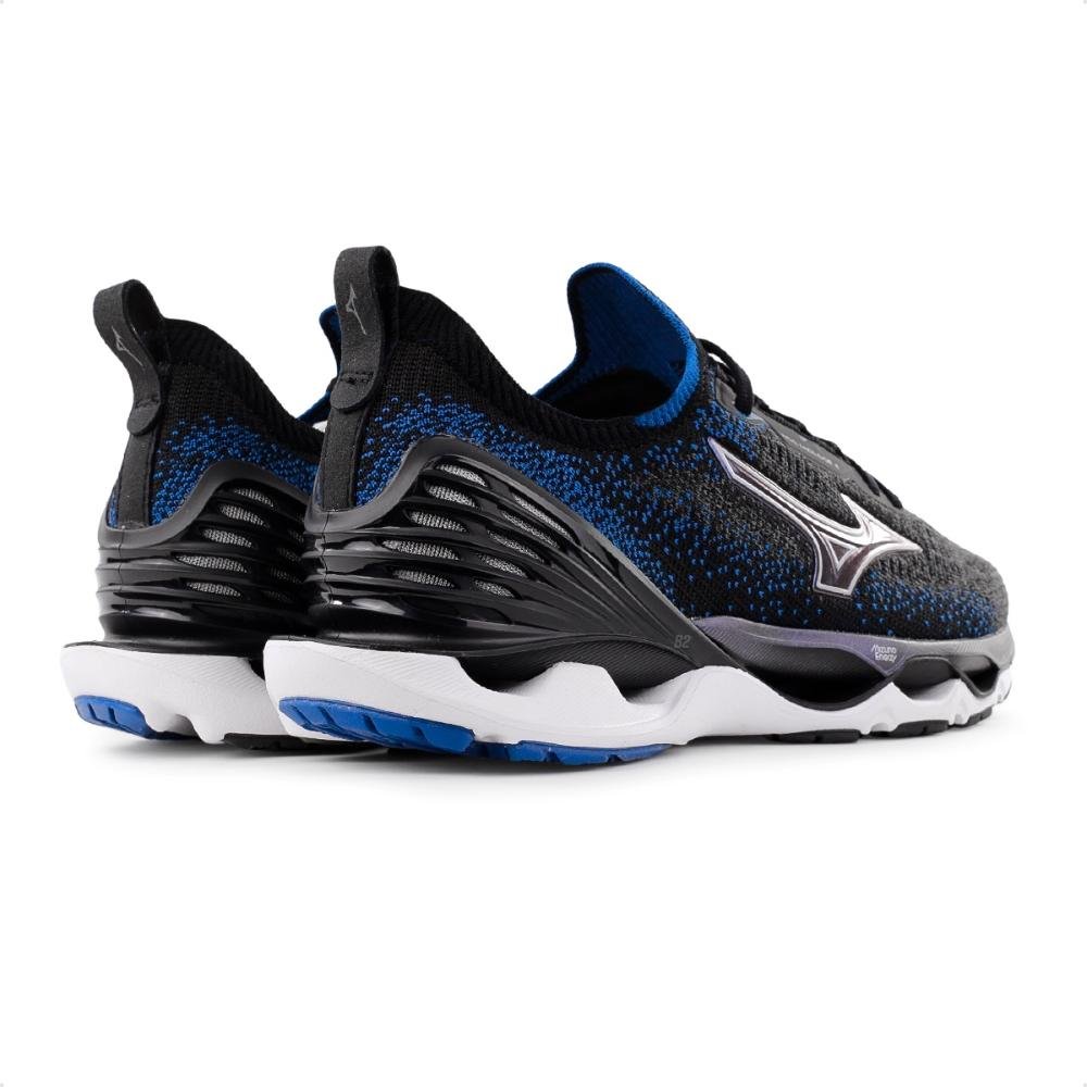 Tênis Mizuno Wave Endeavor 2 Masculino Preto/Azul Marinho 3