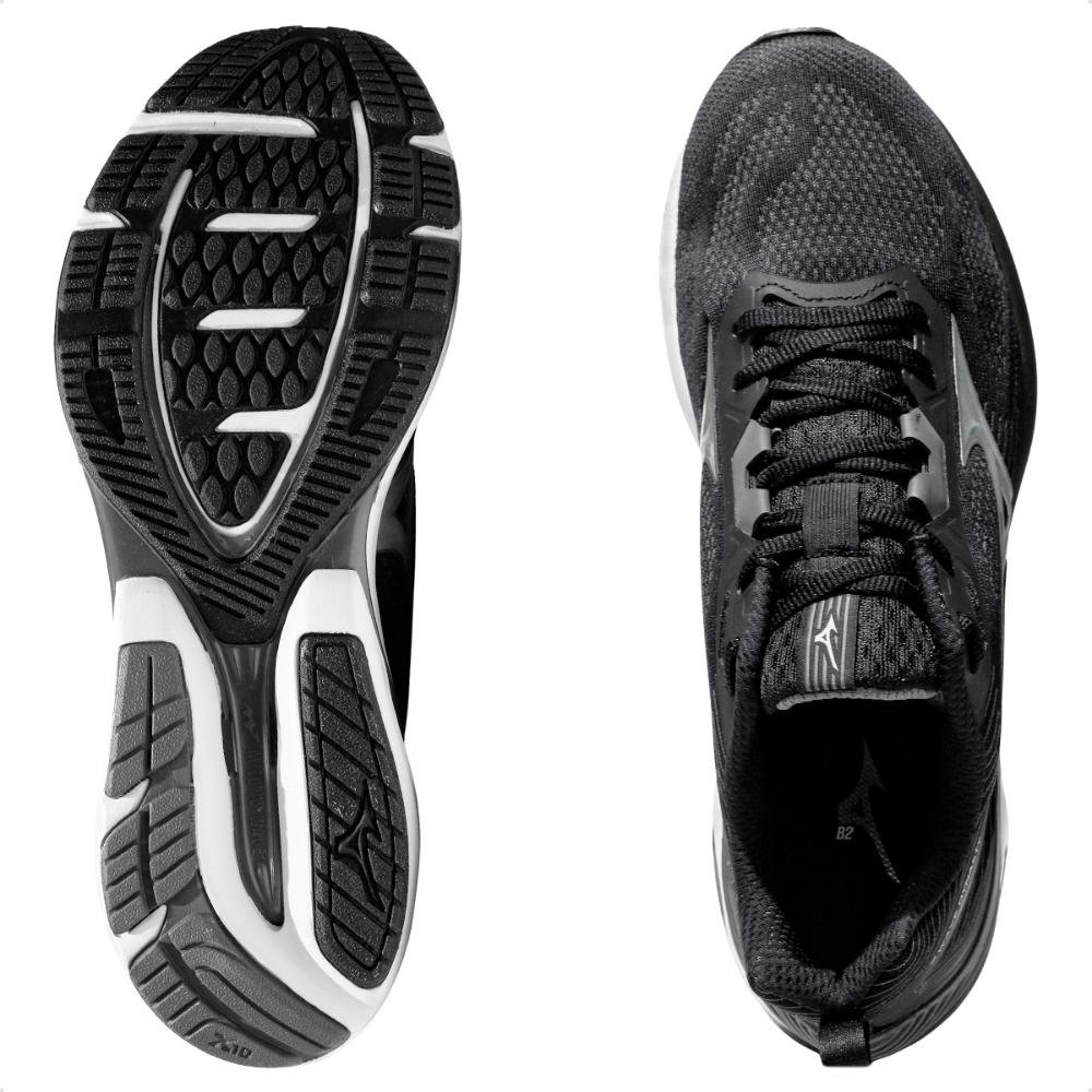 Tênis Mizuno Masculino Wave Dynasty 7  Original Preto/Branco 6