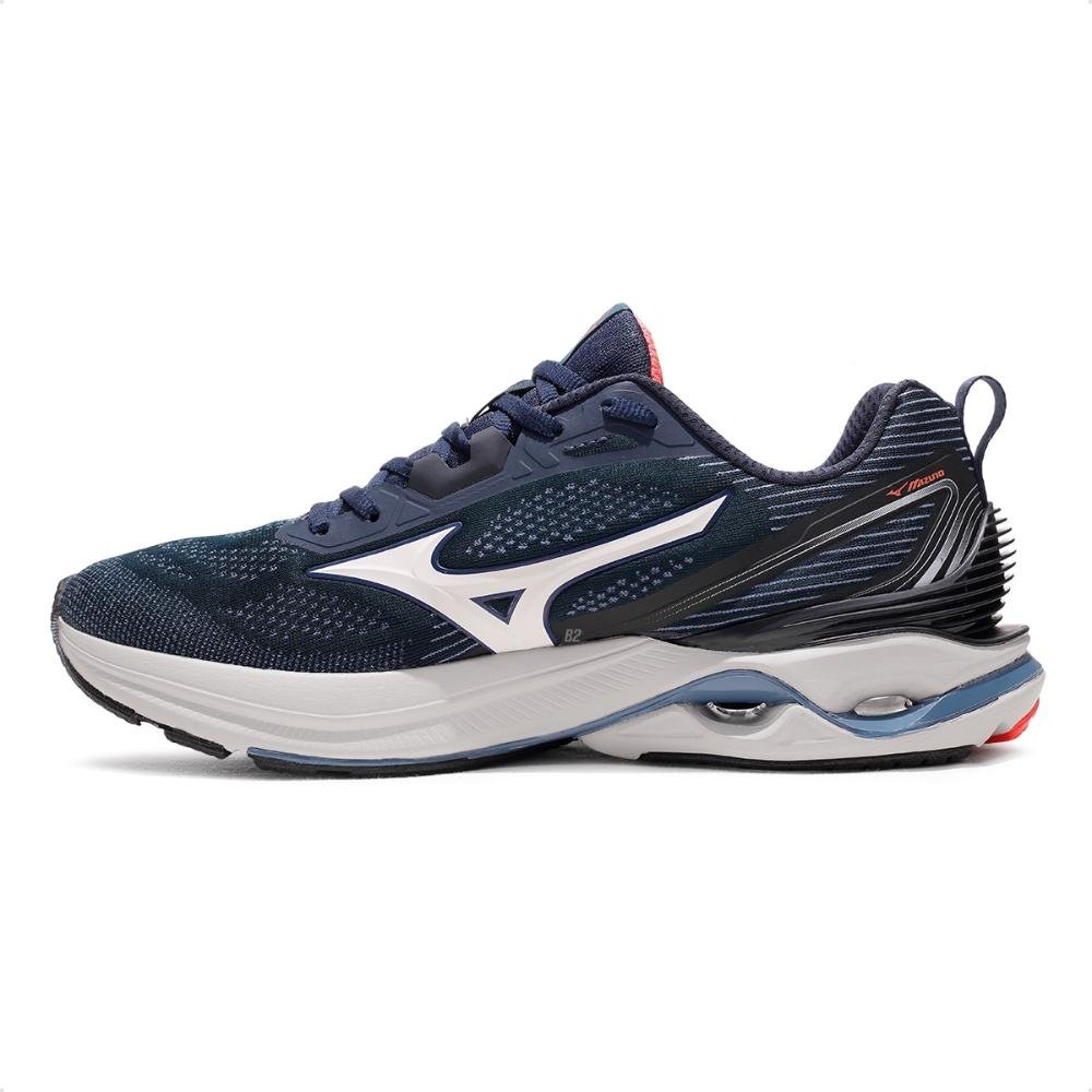 Tênis Mizuno Masculino Wave Dynasty 7 Original Azul Marinho/Preto 2