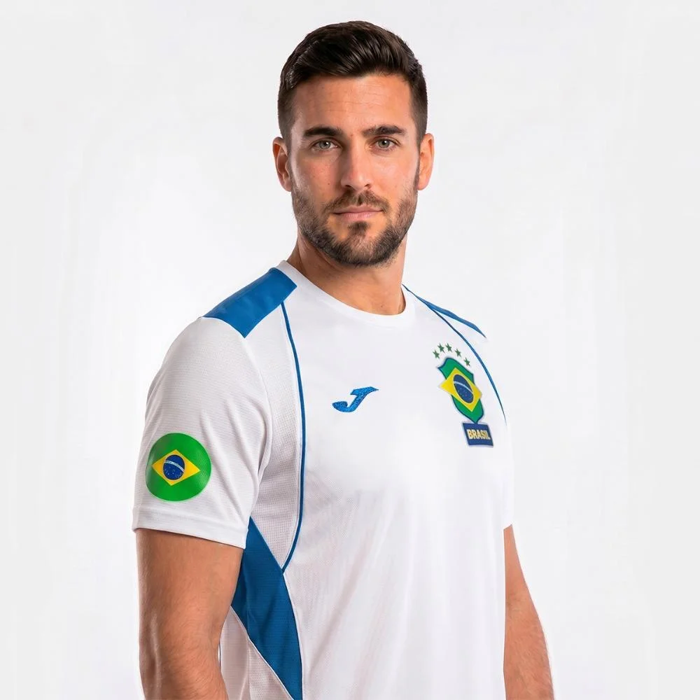 Camisa do Brasil Joma Torcedor Copa Branco 3
