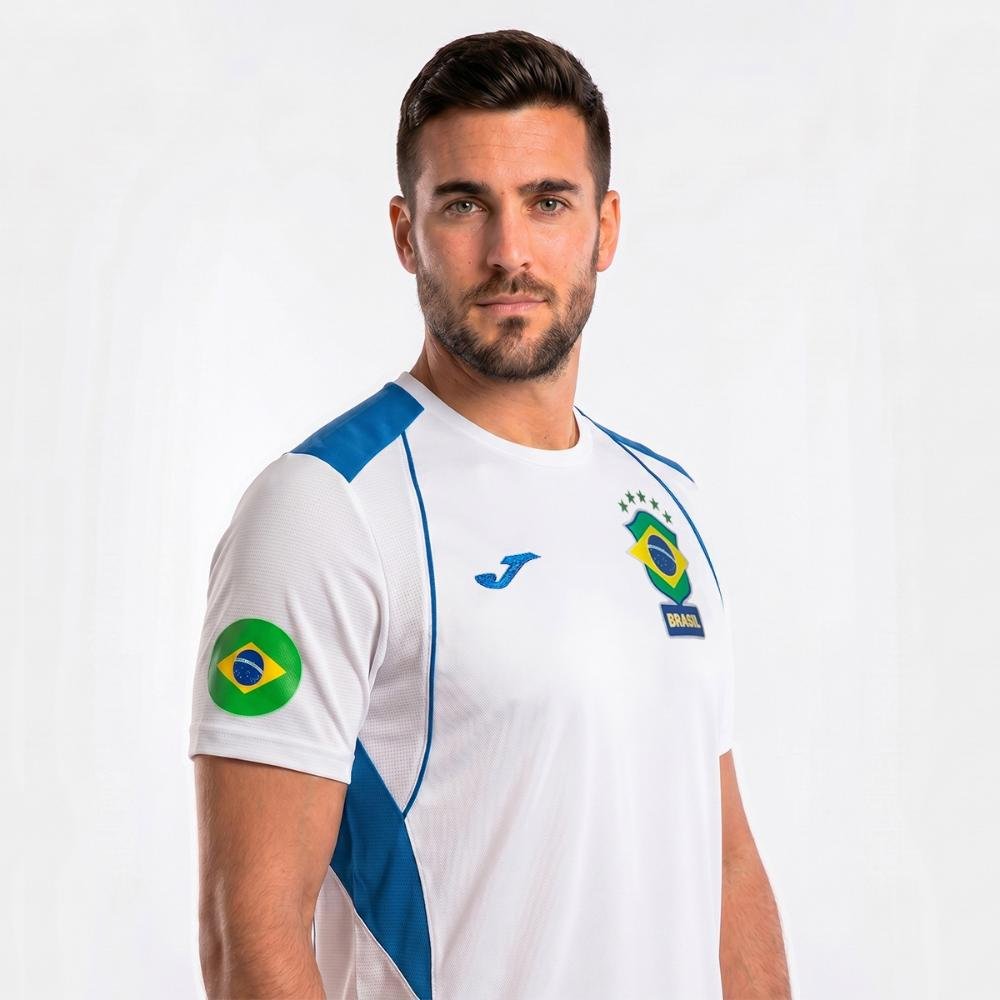 Camisa do Brasil Joma Torcedor Copa Branco 3