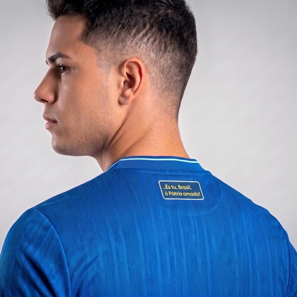 Camisa do Brasil Joma Torcedor Hexa Azul 3