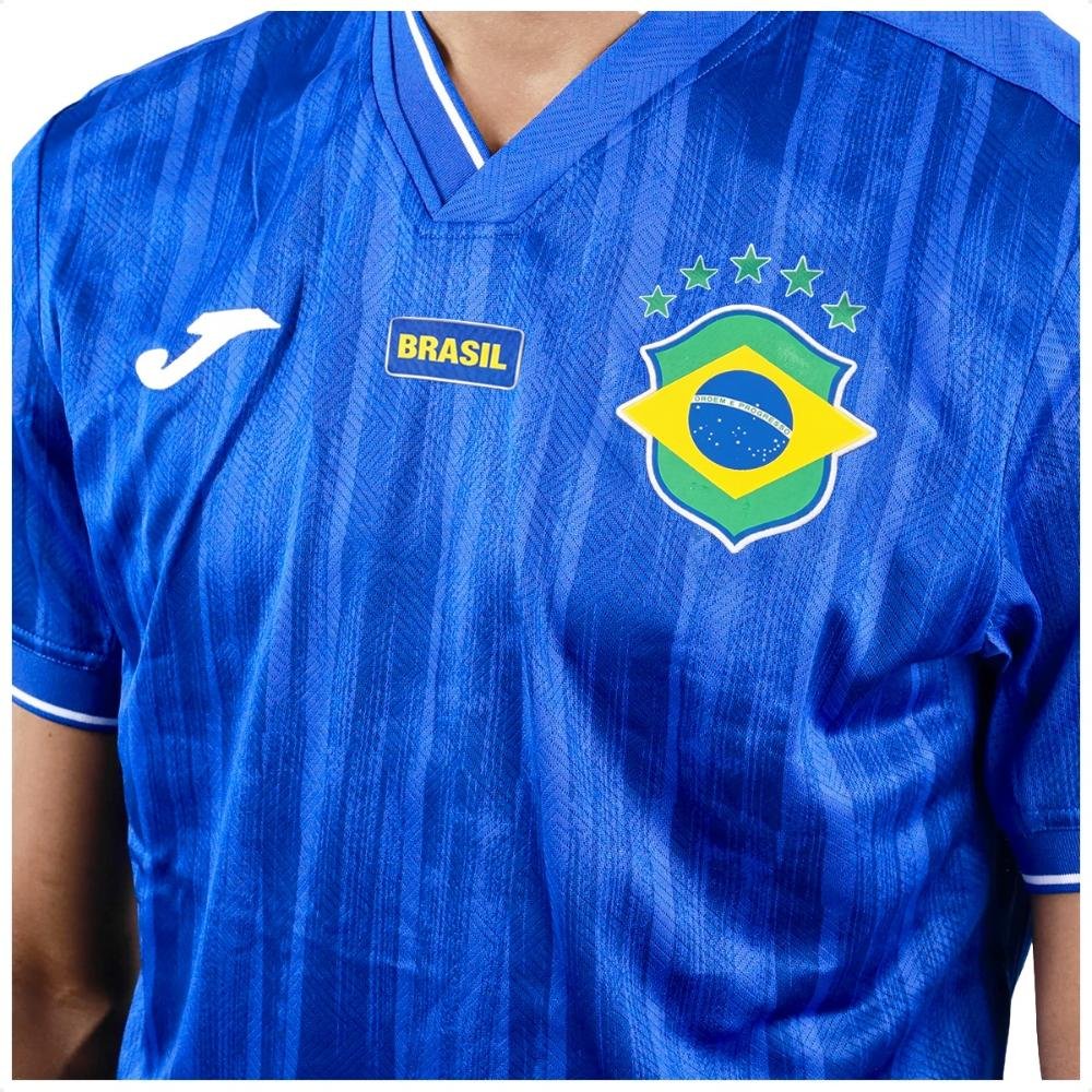 Camisa do Brasil Joma Torcedor Hexa Azul 5
