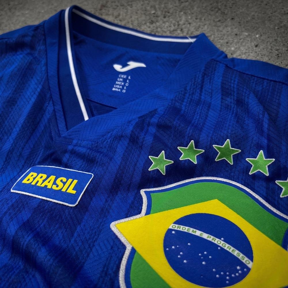 Camisa do Brasil Joma Torcedor Hexa Azul 6
