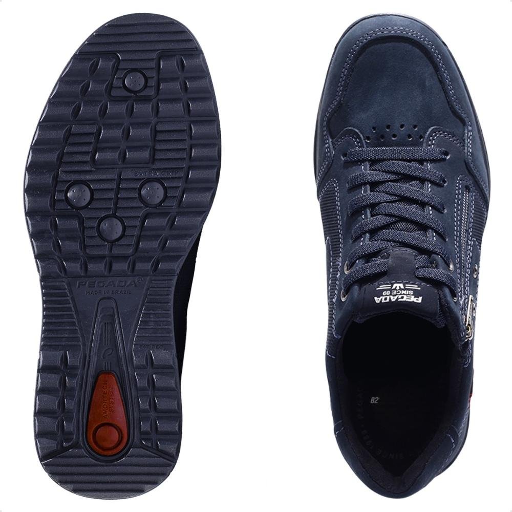 Sapatênis Pegada Gold Duo Masculino Azul Marinho 6