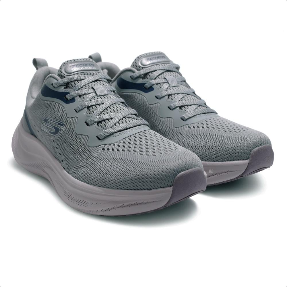 Tênis Skechers Cloud Masculino Cinza 3