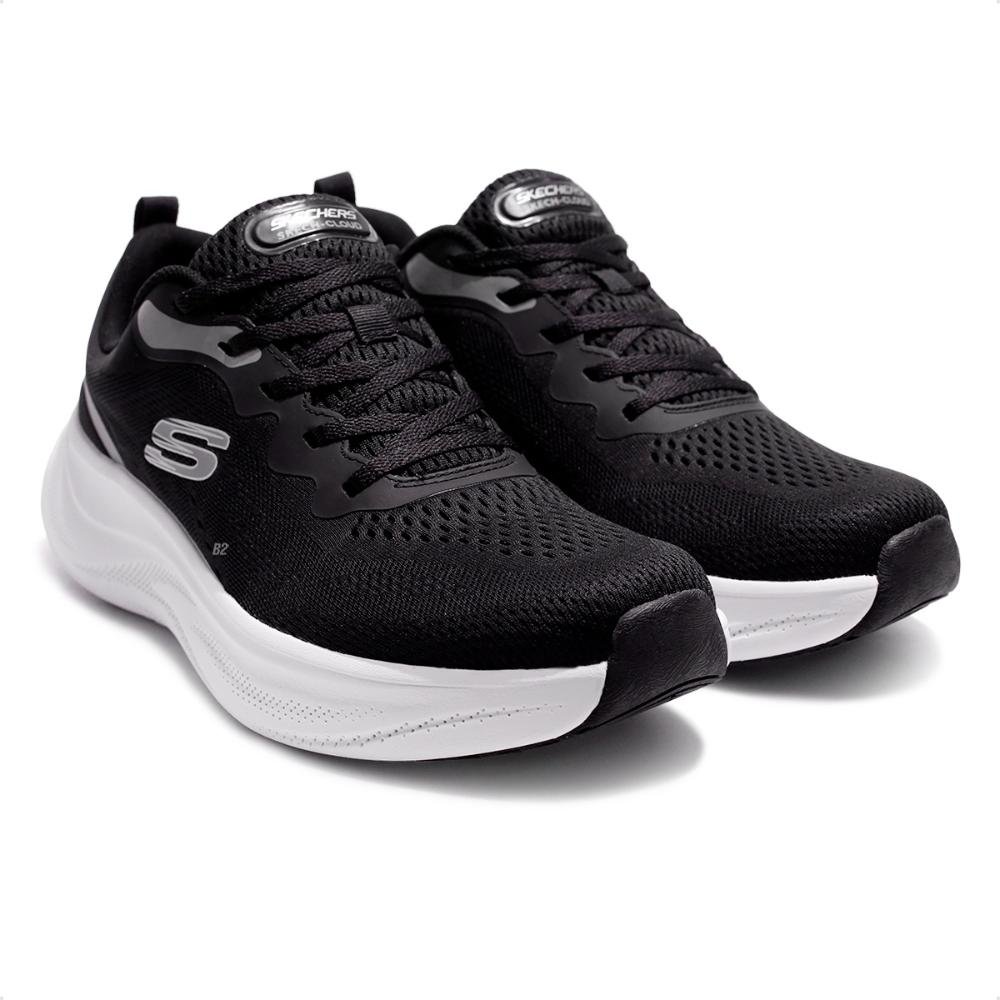 Tênis Skechers Cloud Masculino Preto 3