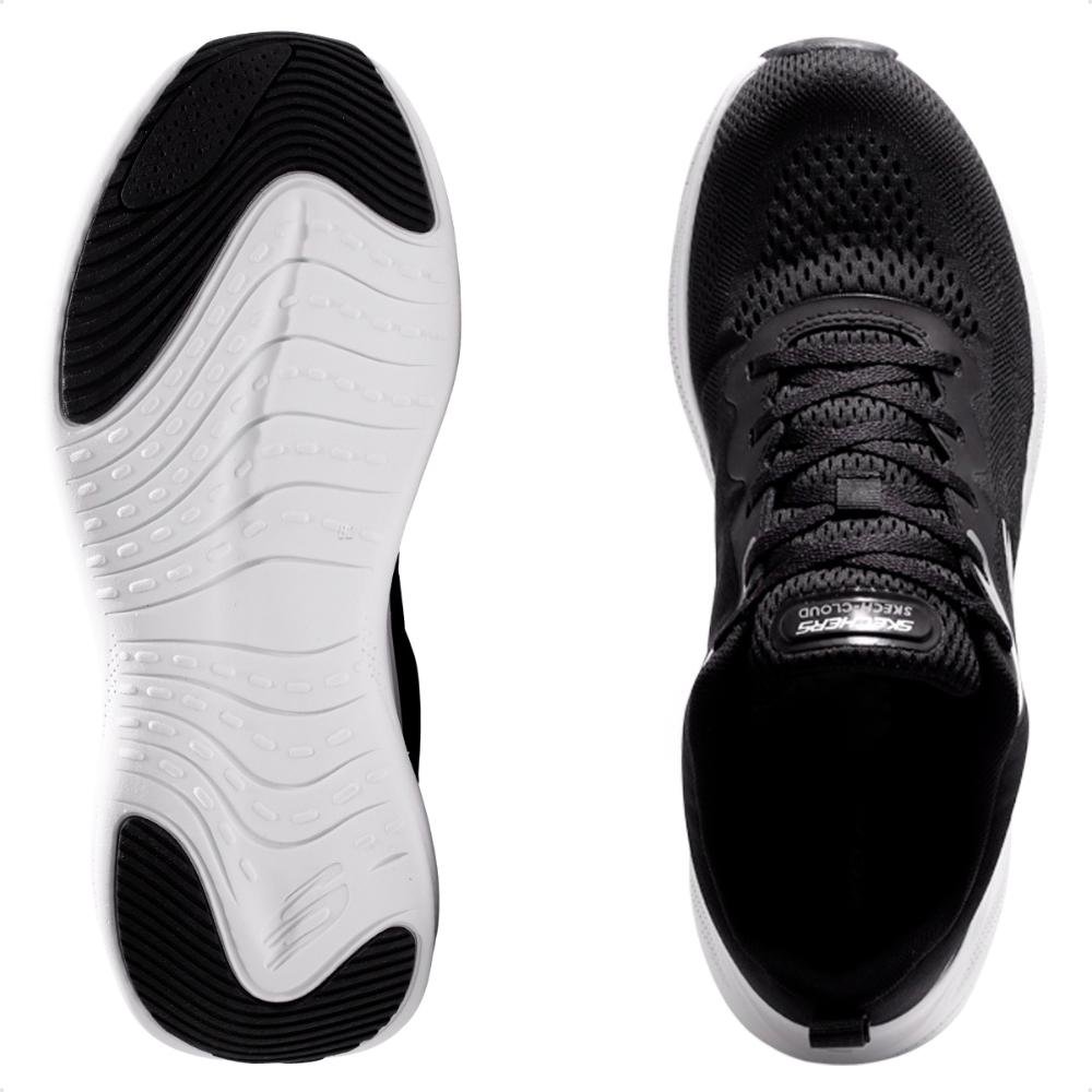 Tênis Skechers Cloud Masculino Preto 6