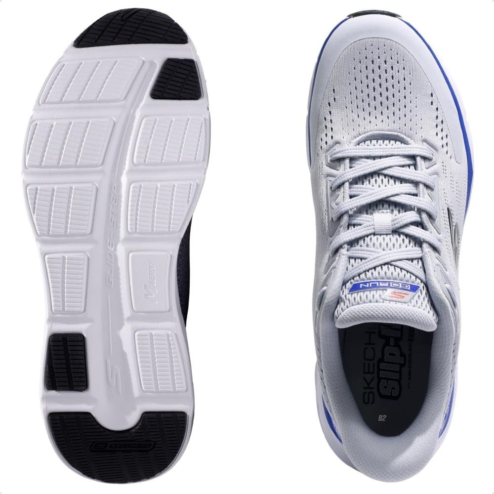 Tênis Skechers Glide-Step Vortex Slip-ins Masculino Cinza/Azul 6
