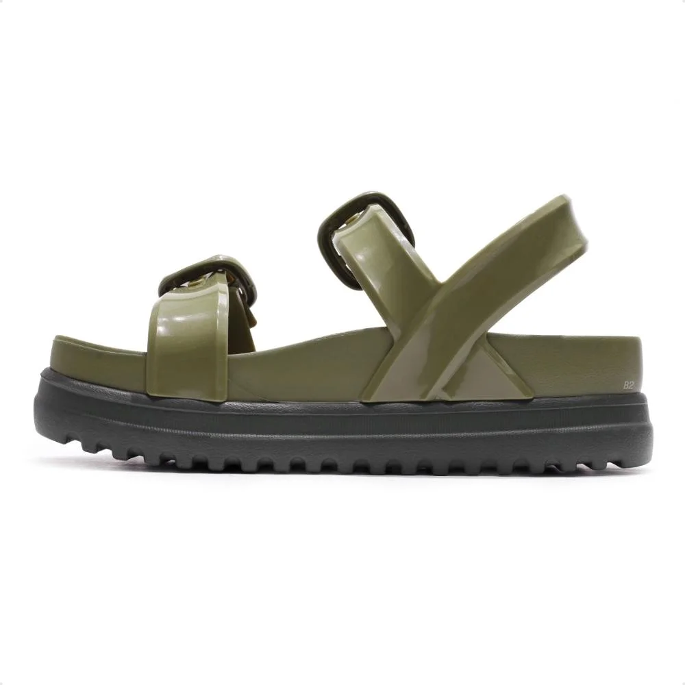 Sandália Melissa Cozy Sandal Platform AD Feminina Verde 2