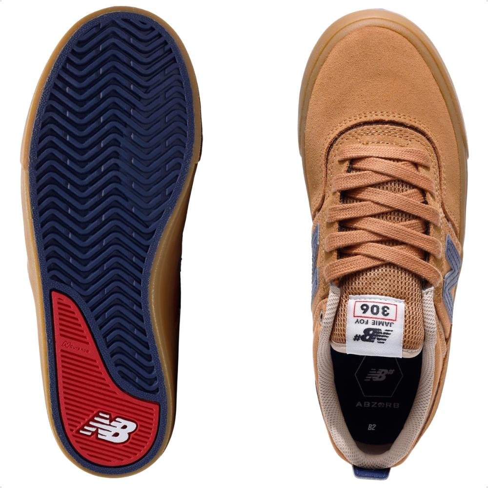 Tênis New Balance Nb Numeric Jaime Foy 306c Unissex Marrom/Azul 6