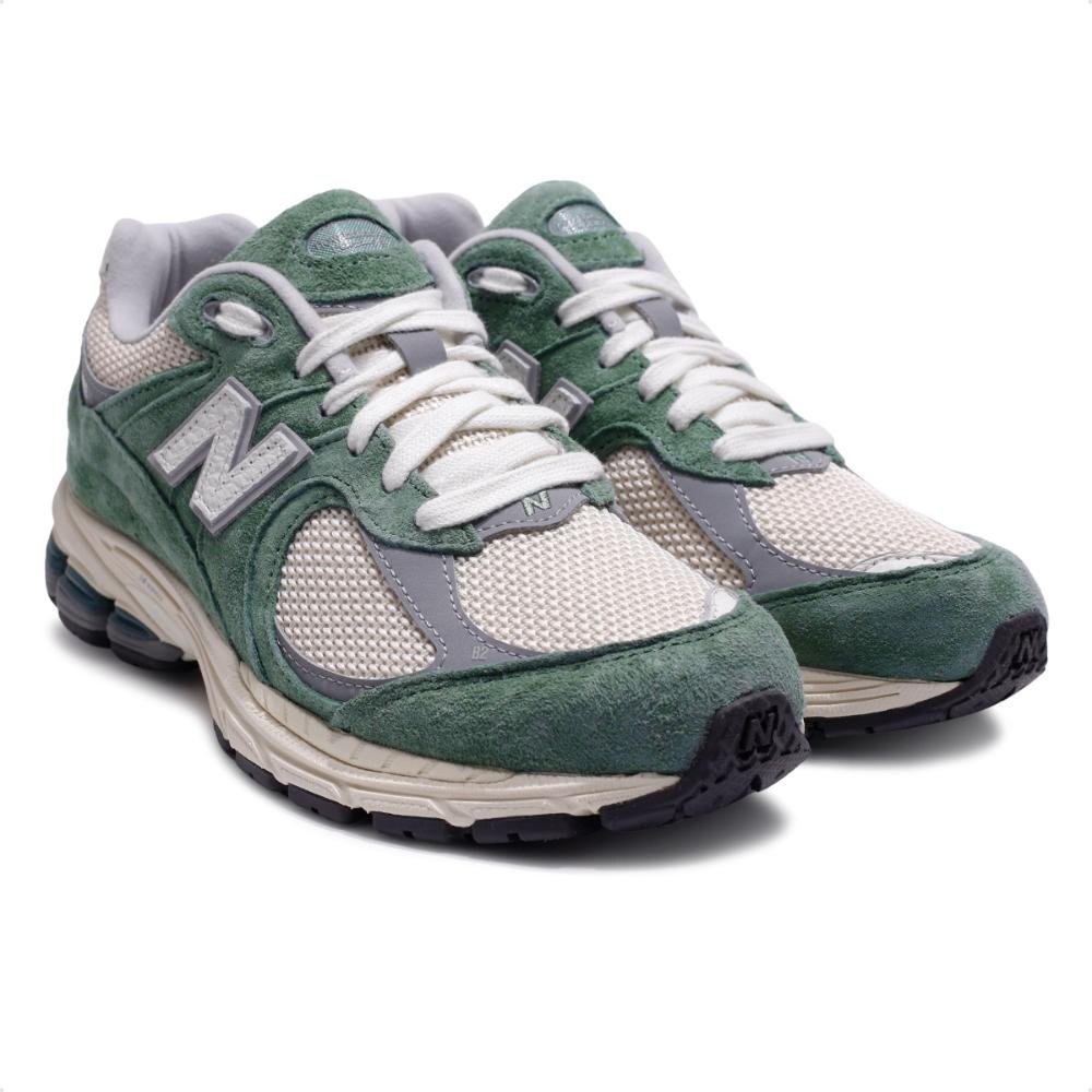 Tênis New Balance 2002r Unissex Verde/bege 3