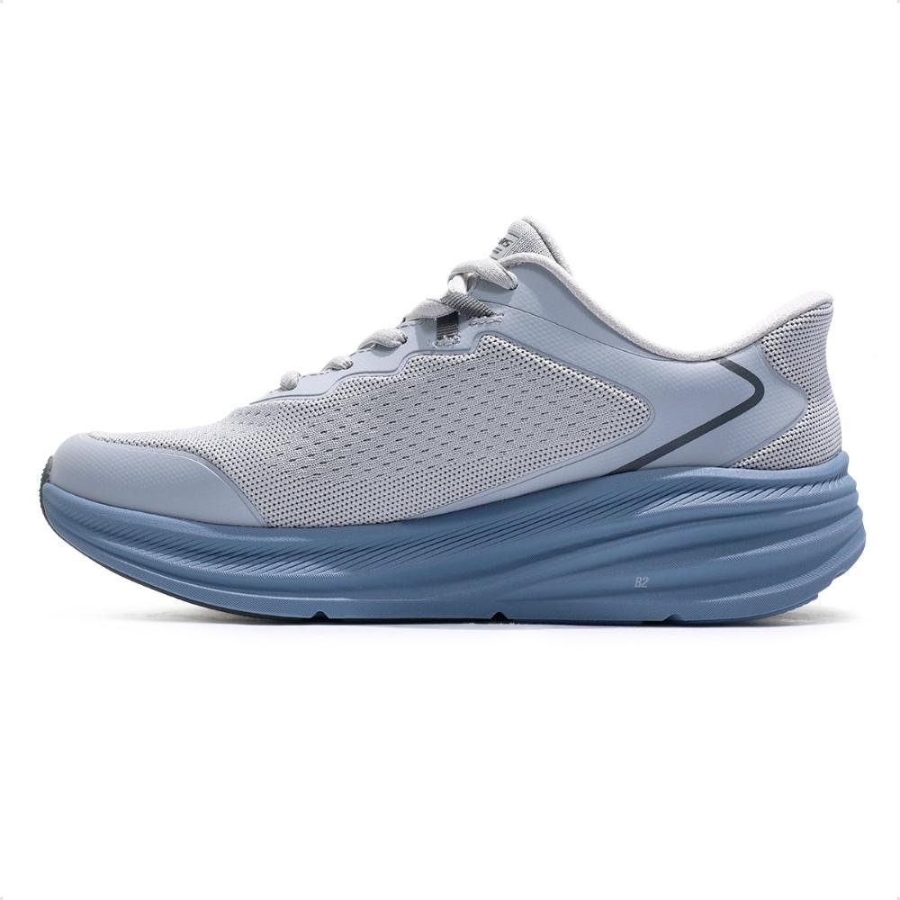 Tênis Skechers Bobs Skillz Masculino Cinza/Azul 2