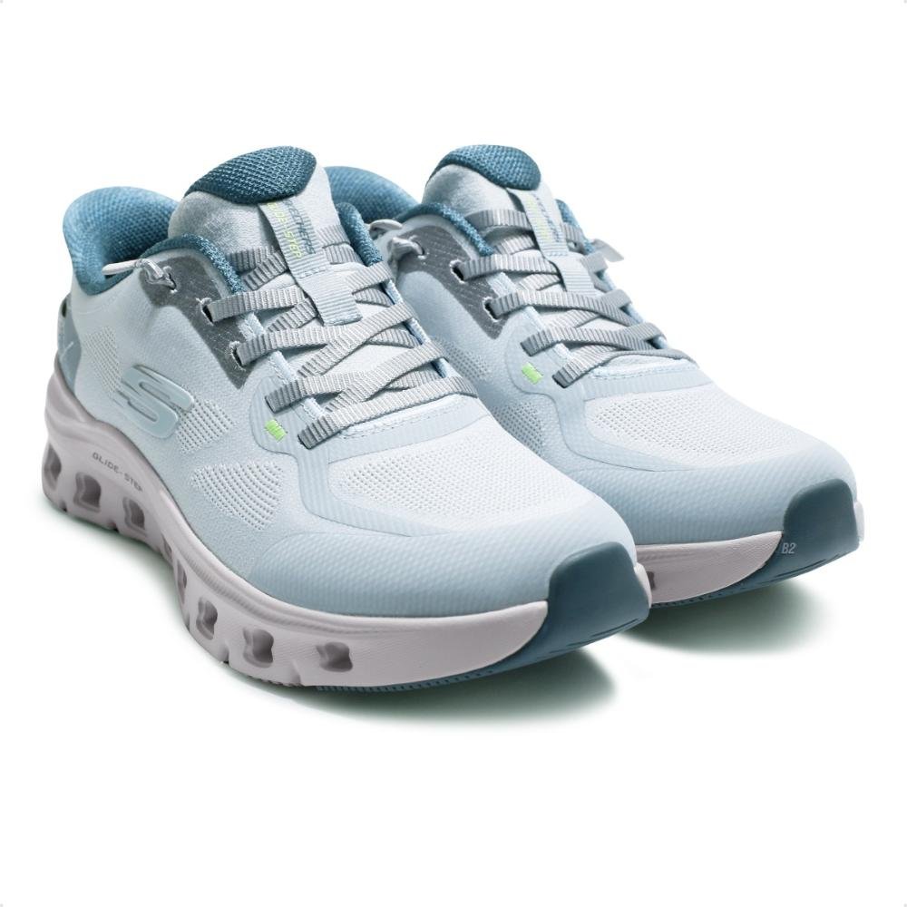 Tênis Skechers Glide Step Pro Feminino Azul/Cinza 3