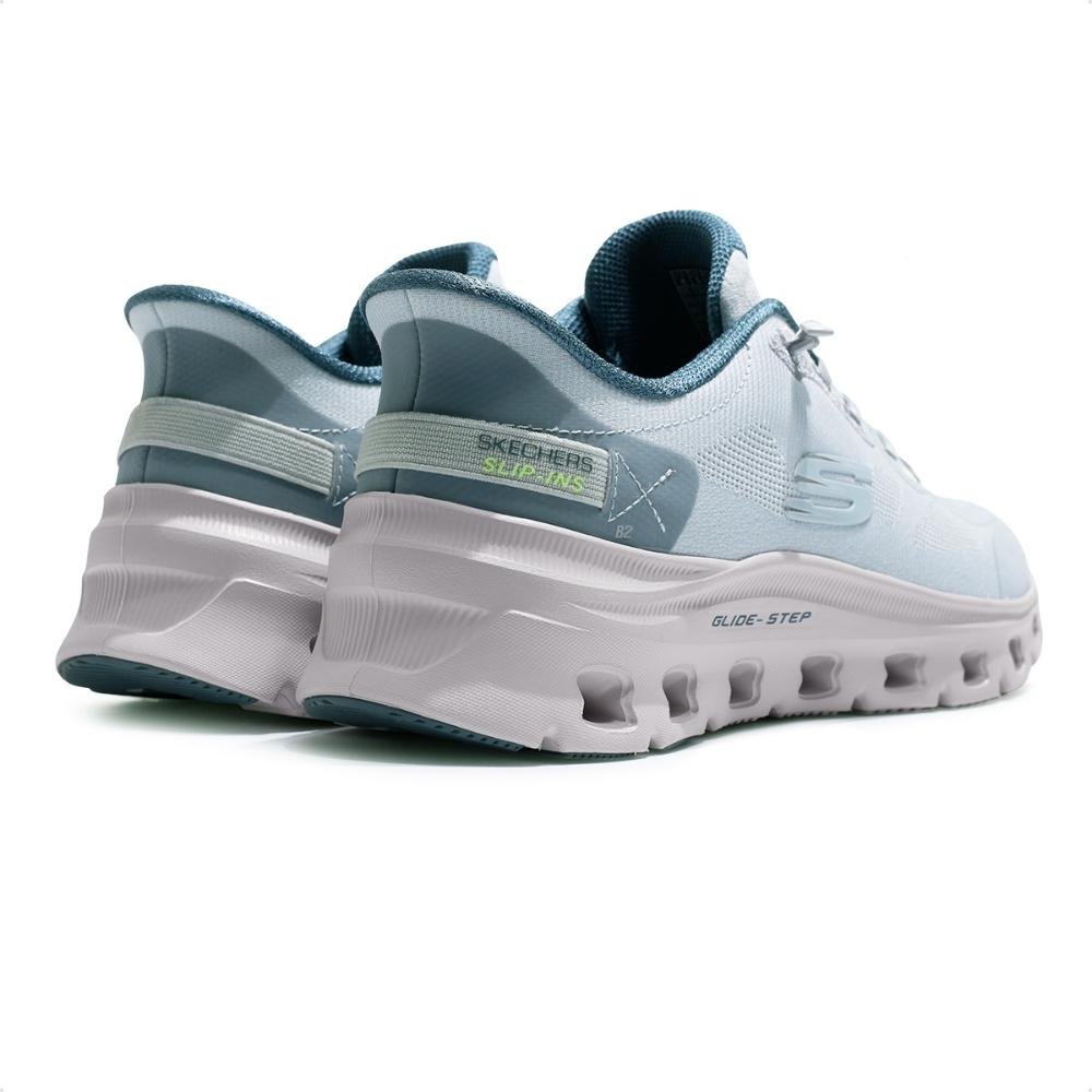Tênis Skechers Glide Step Pro Feminino Azul/Cinza 5